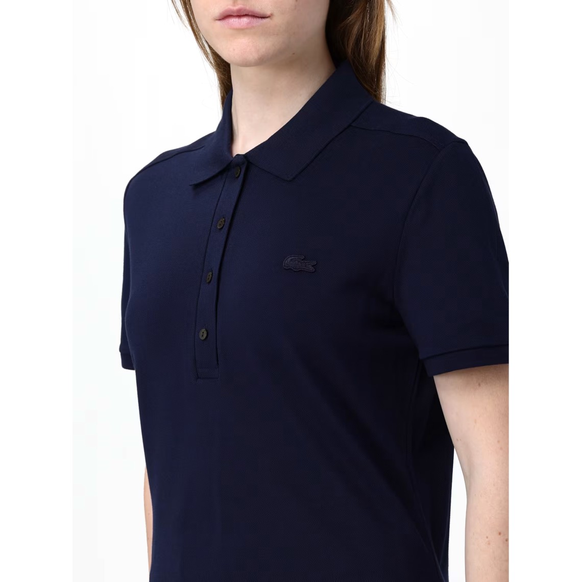 Polo in piqué di cotone stretch Lacoste 