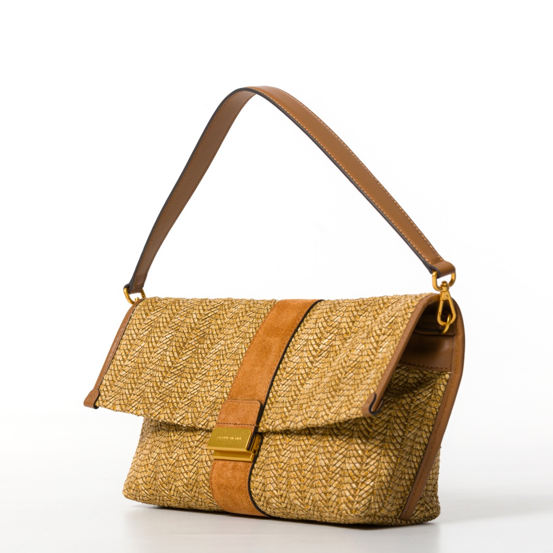 Borsa Marigold in paglia intrecciata Gianni Chiarini