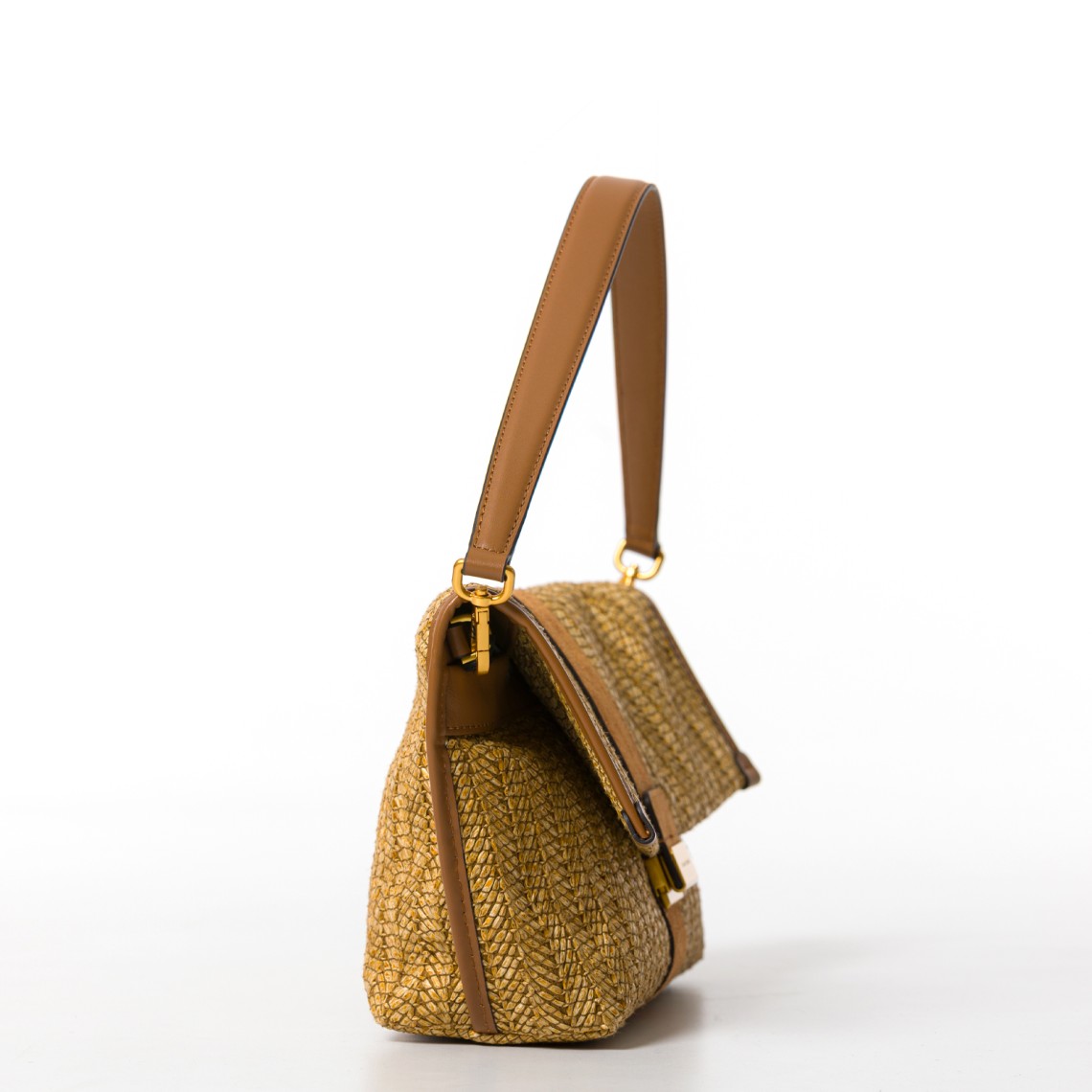 Borsa Marigold in paglia intrecciata Gianni Chiarini
