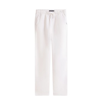 Pantaloni relaxed fit in misto lino Tommy Hilfiger