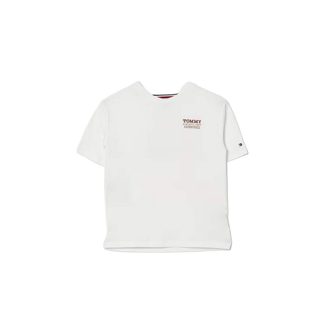 T-shirt con grafica sul retro Tommy Hilfiger