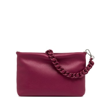 Pochette in pelle martellata Brenda Gianni Chiarini
