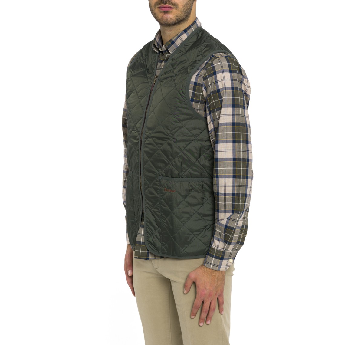 Gilet Barbour in nylon trapuntato 