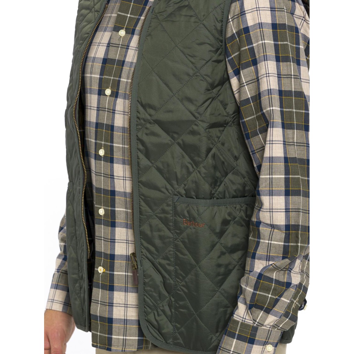 Gilet Barbour in nylon trapuntato 