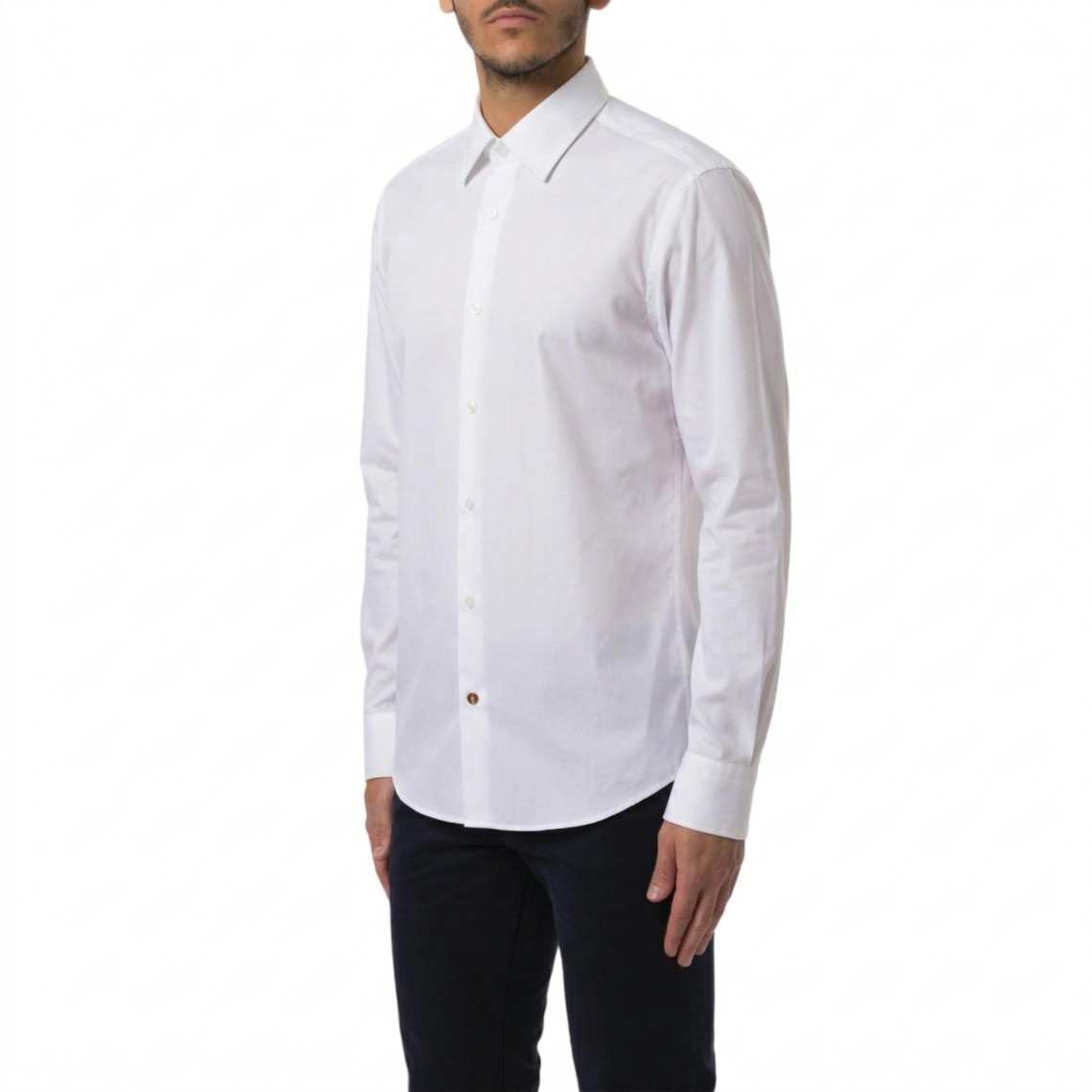 Camicia Boss regular fit in popeline di cotone