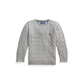 Maglia in cotone a trecce Polo Ralph Lauren bambino