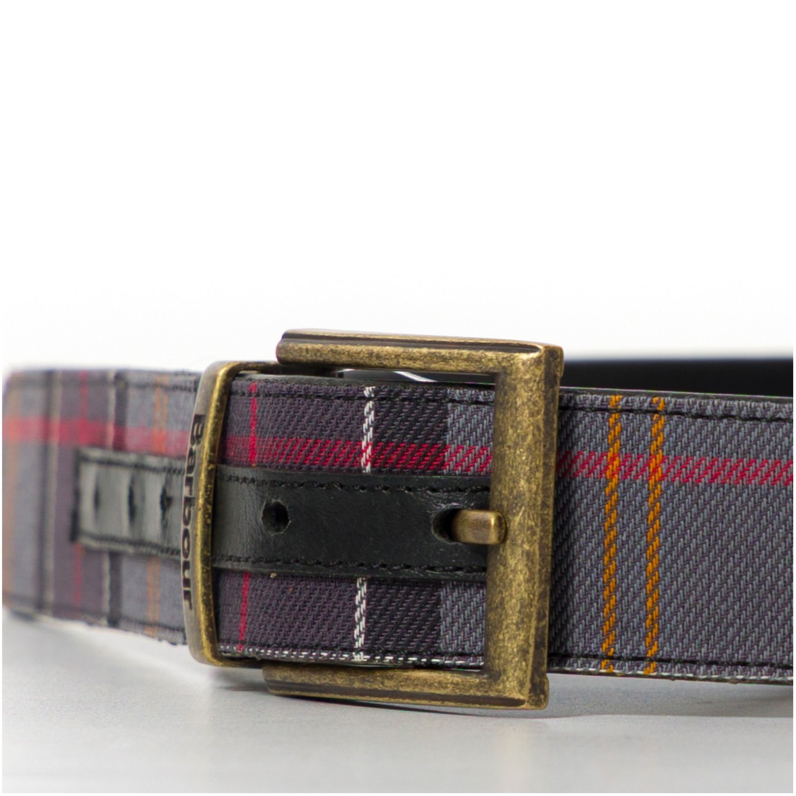 Cintura in pelle Tartan reversibile Barbour