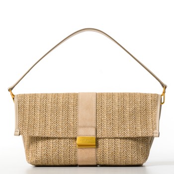 Borsa Marigold in paglia intrecciata Gianni Chiarini