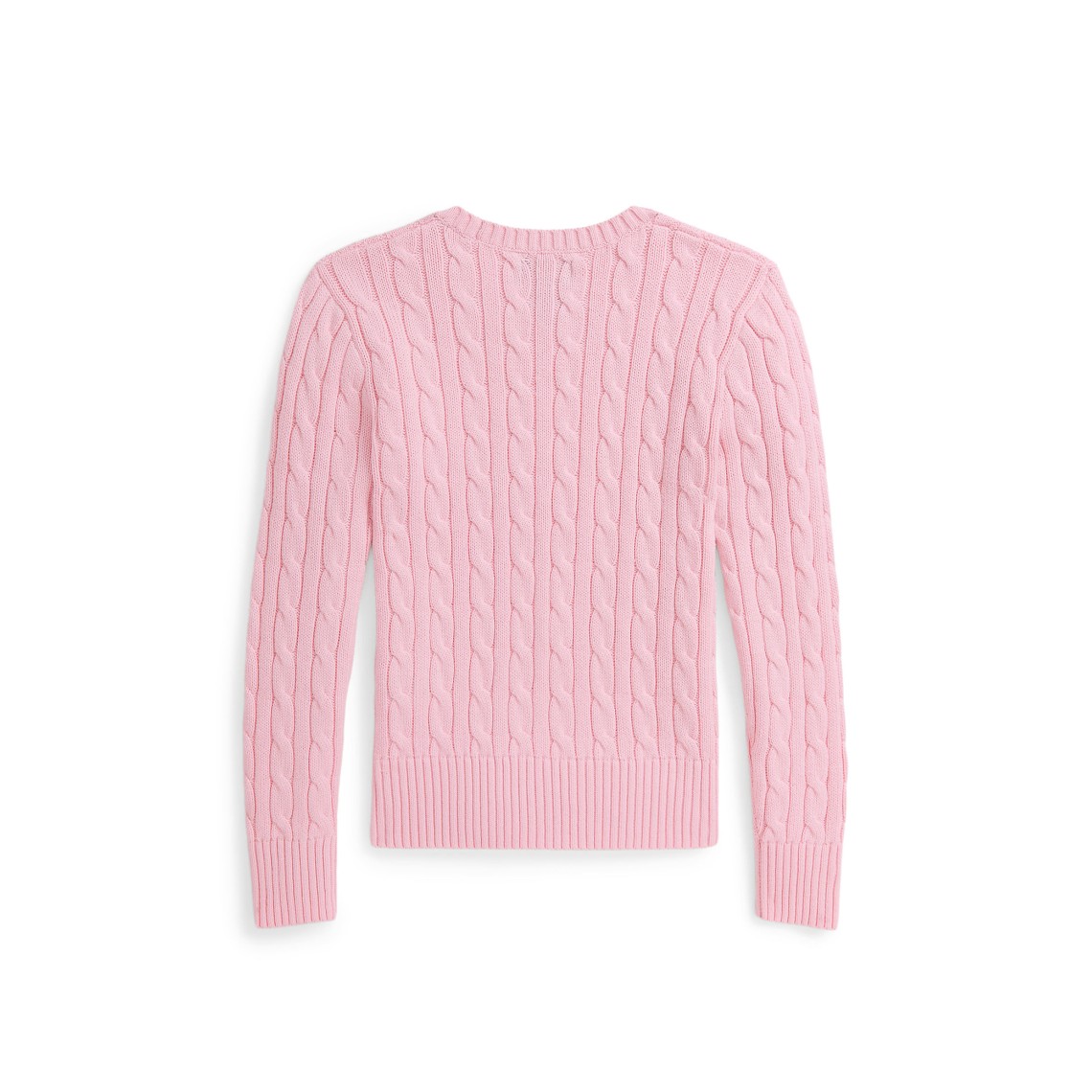 Maglia in cotone con logo Pony Polo Ralph Lauren bambina