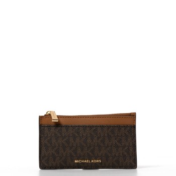 Porta carte di credito piccolo con logo Jet Set Michael Kors