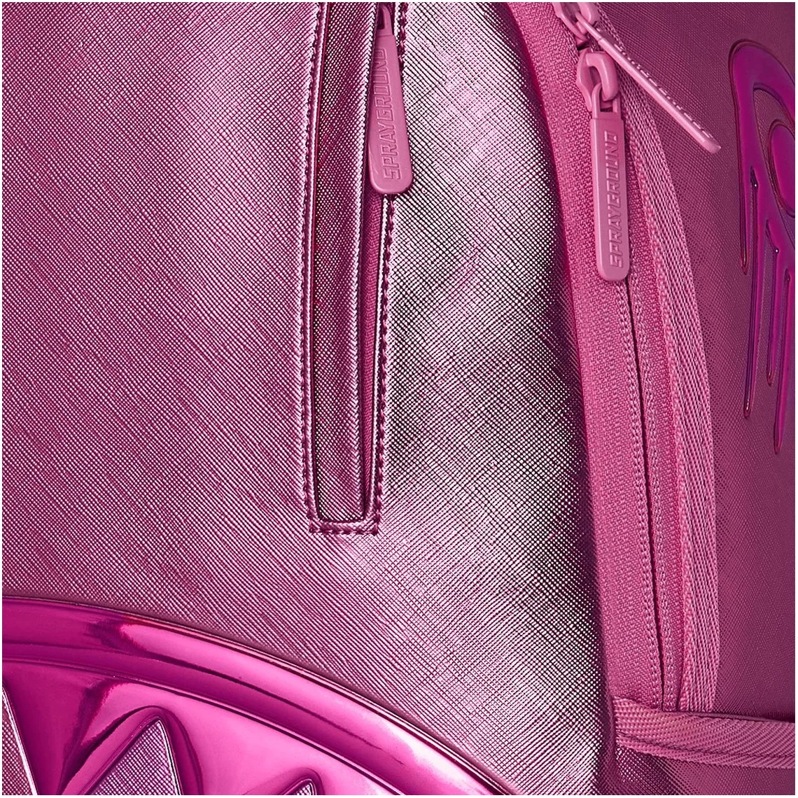 Zaino Metallic Pink Metallic drip Sprayground 