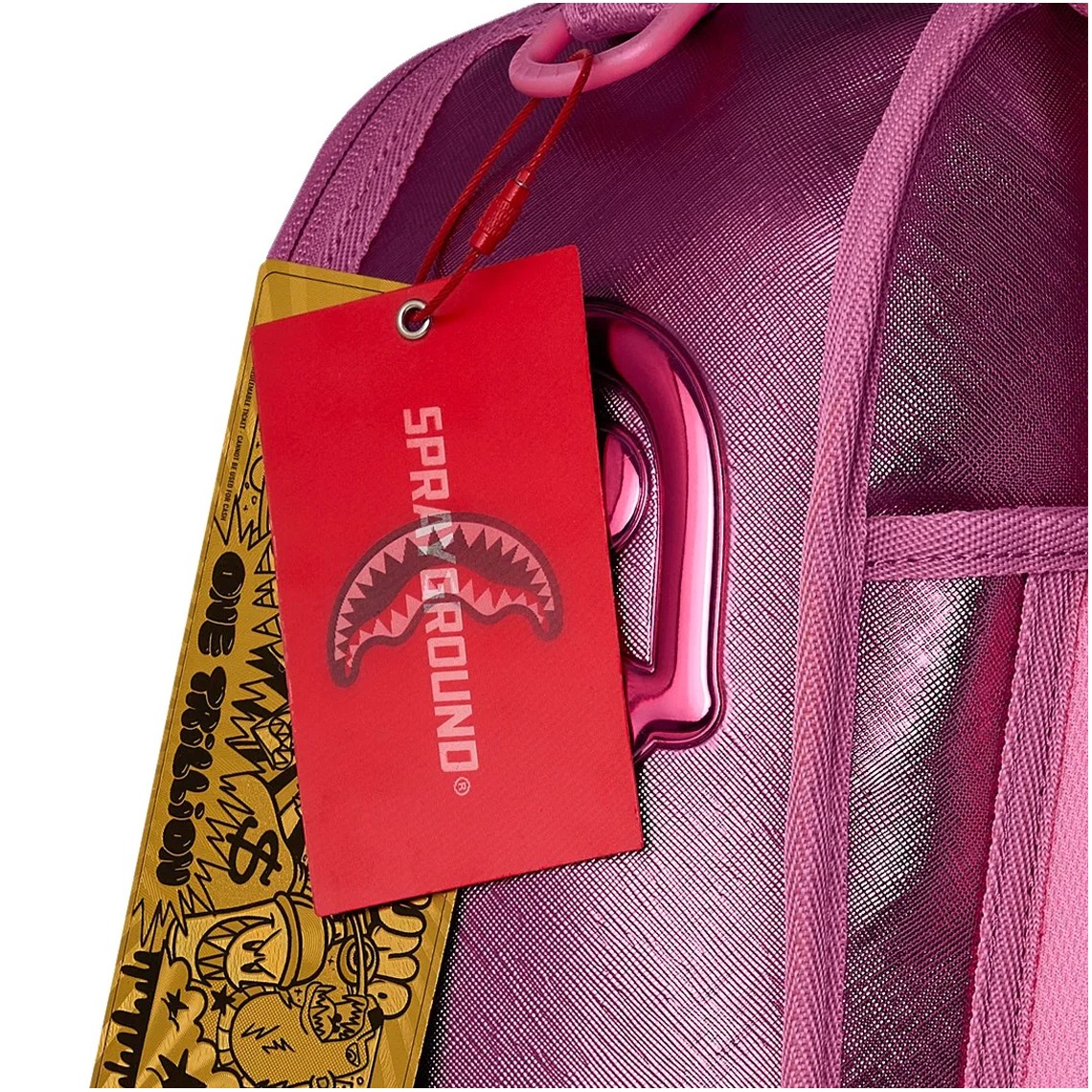 Zaino Metallic Pink Metallic drip Sprayground 