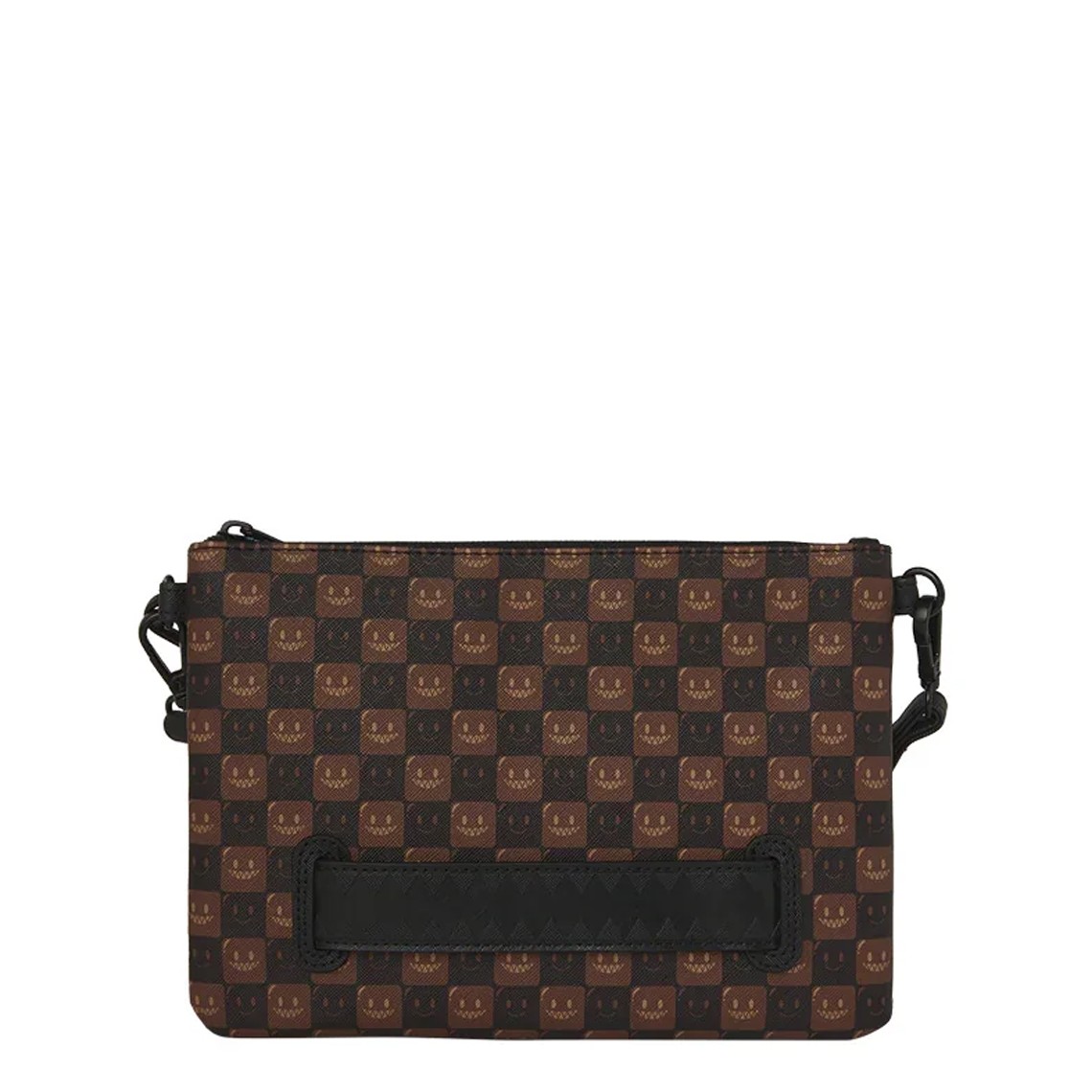 Pochette Sharks in Paris WTF Bubble Brow Check Crossover Sprayground