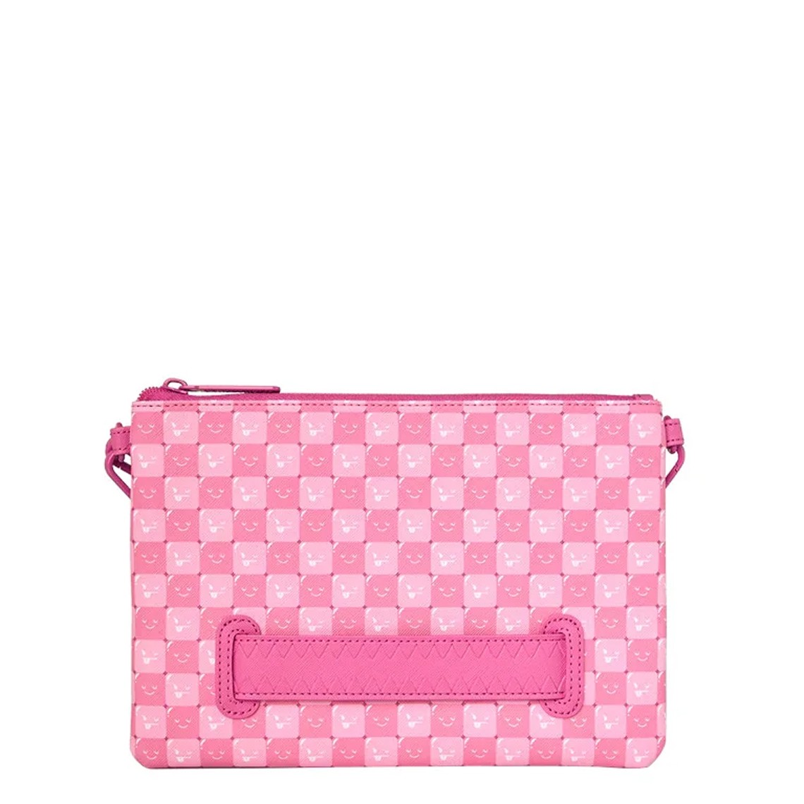Pochette Pink New Check Faces Crossover Sprayground