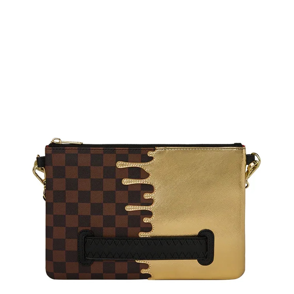 Pochette Sharks in Paris Gold Drip Crossover Sprayground
