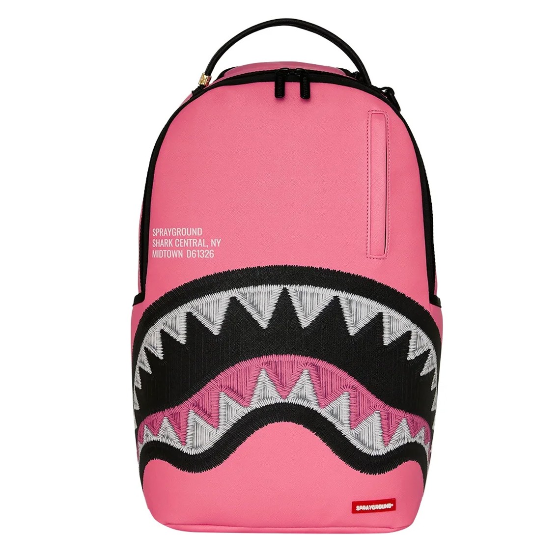 Zaino Shark Central Pink Embroidered Shark Sprayground