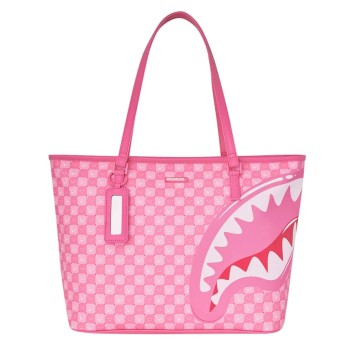 Borsa Pink New Check Faces Sprayground
