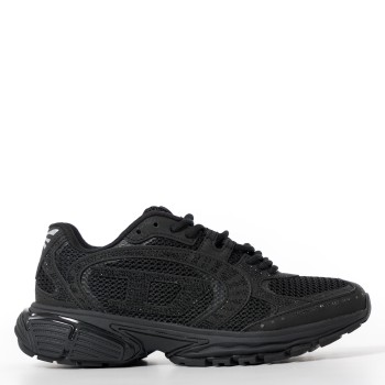 S-Pro-V-Dense-Sneaker in rete metallizzata con logo Oval D