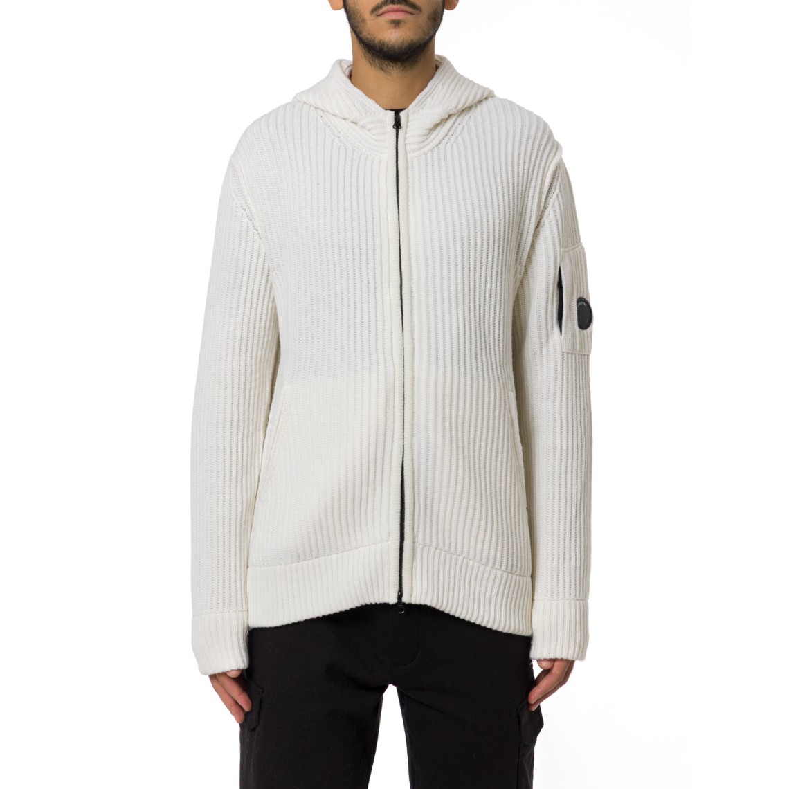 Cardigan con cappuccio C.P. Company