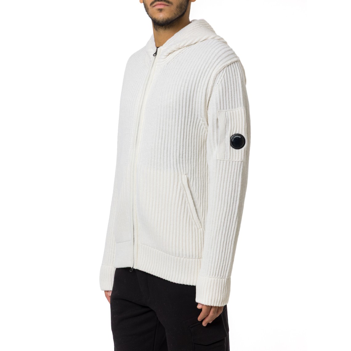 Cardigan con cappuccio C.P. Company