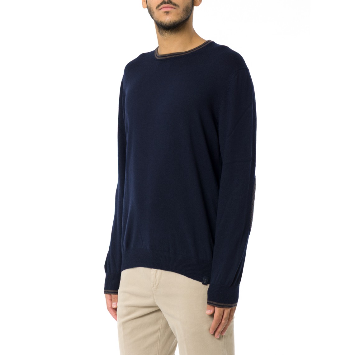 Pull girocollo in lana Fay