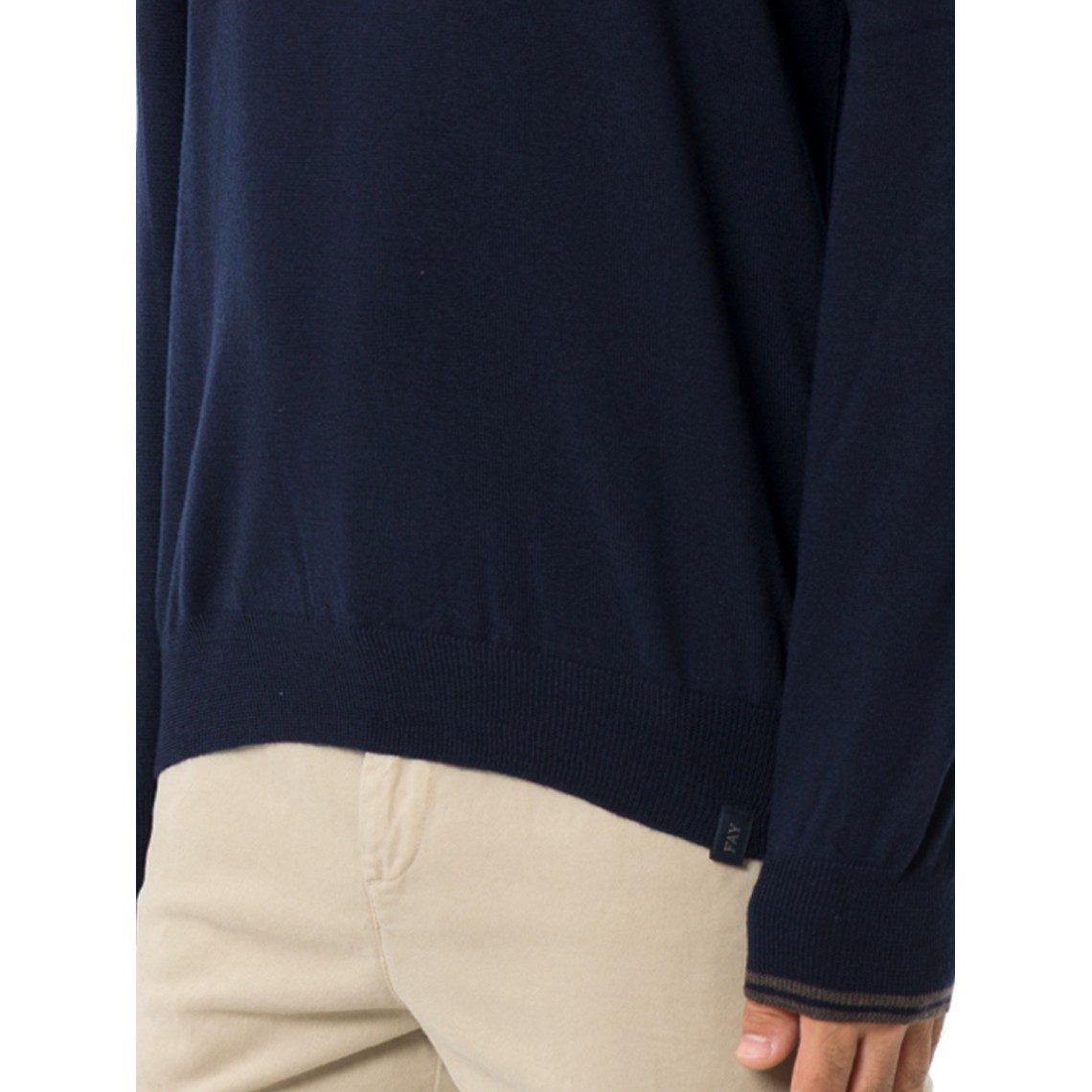Pull girocollo in lana Fay