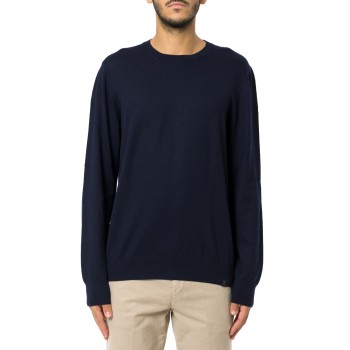 Pull girocollo in lana merinos Fay