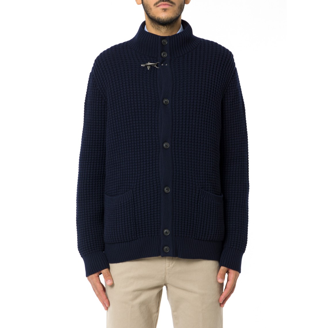 Cardigan 3 in 1 in lana Fay