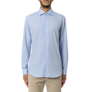 Camicia Travel regular fit in cotone Fay