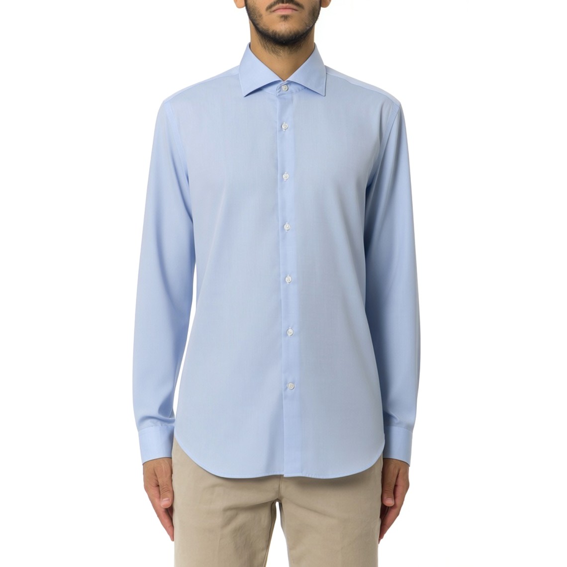 Camicia Travel regular fit in cotone Fay