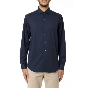 Camicia Travel regular fit in cotone Fay