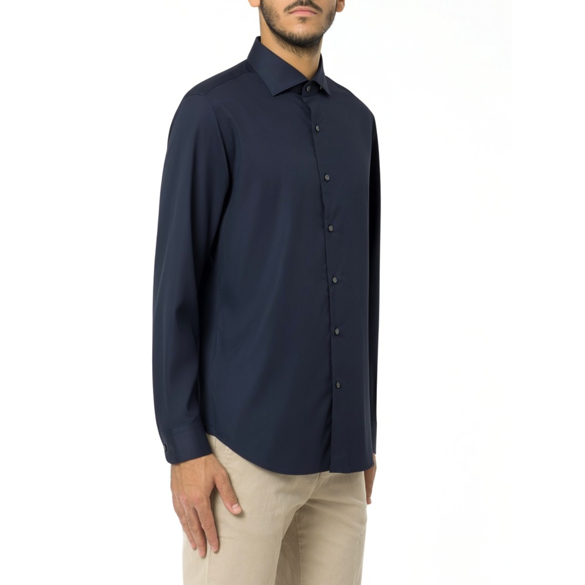 Camicia Travel regular fit in cotone Fay