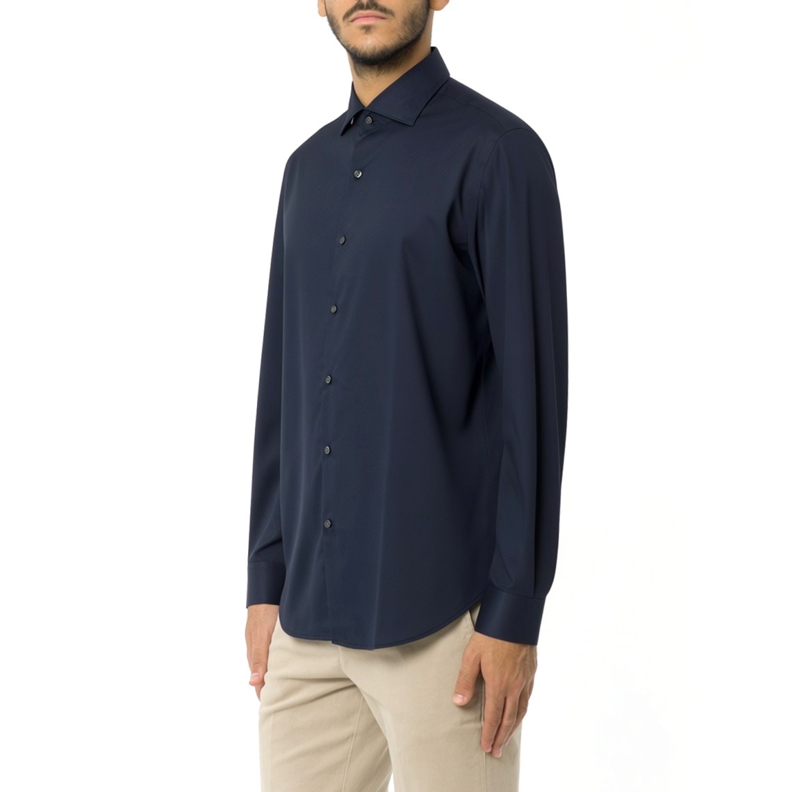 Camicia Travel regular fit in cotone Fay