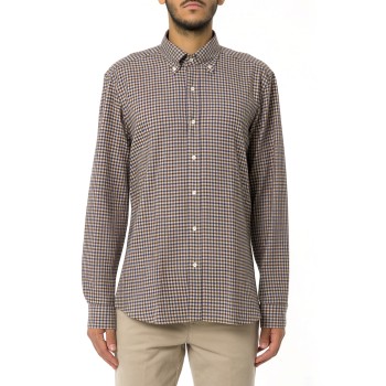 Camicia Travel regular fit in cotone Fay