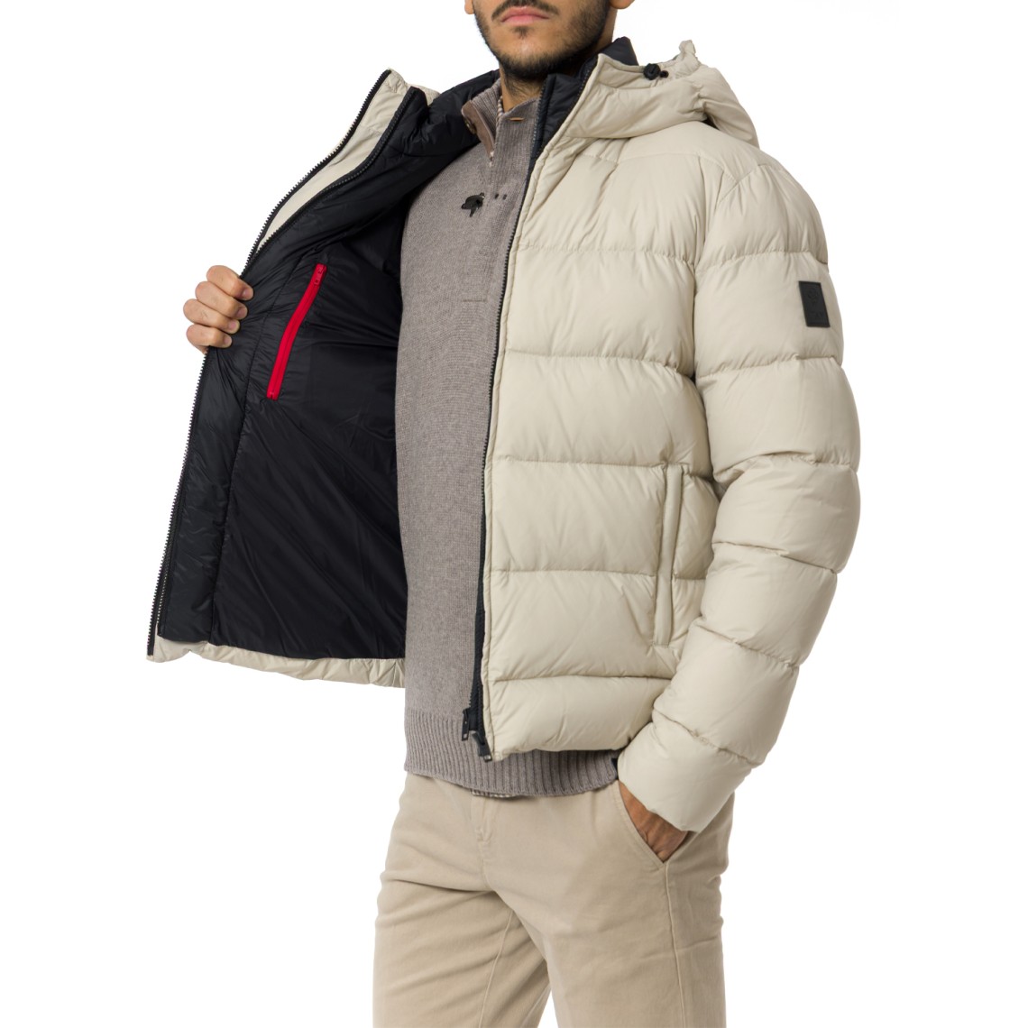 Giubbotto Double Front in Nylon Fay