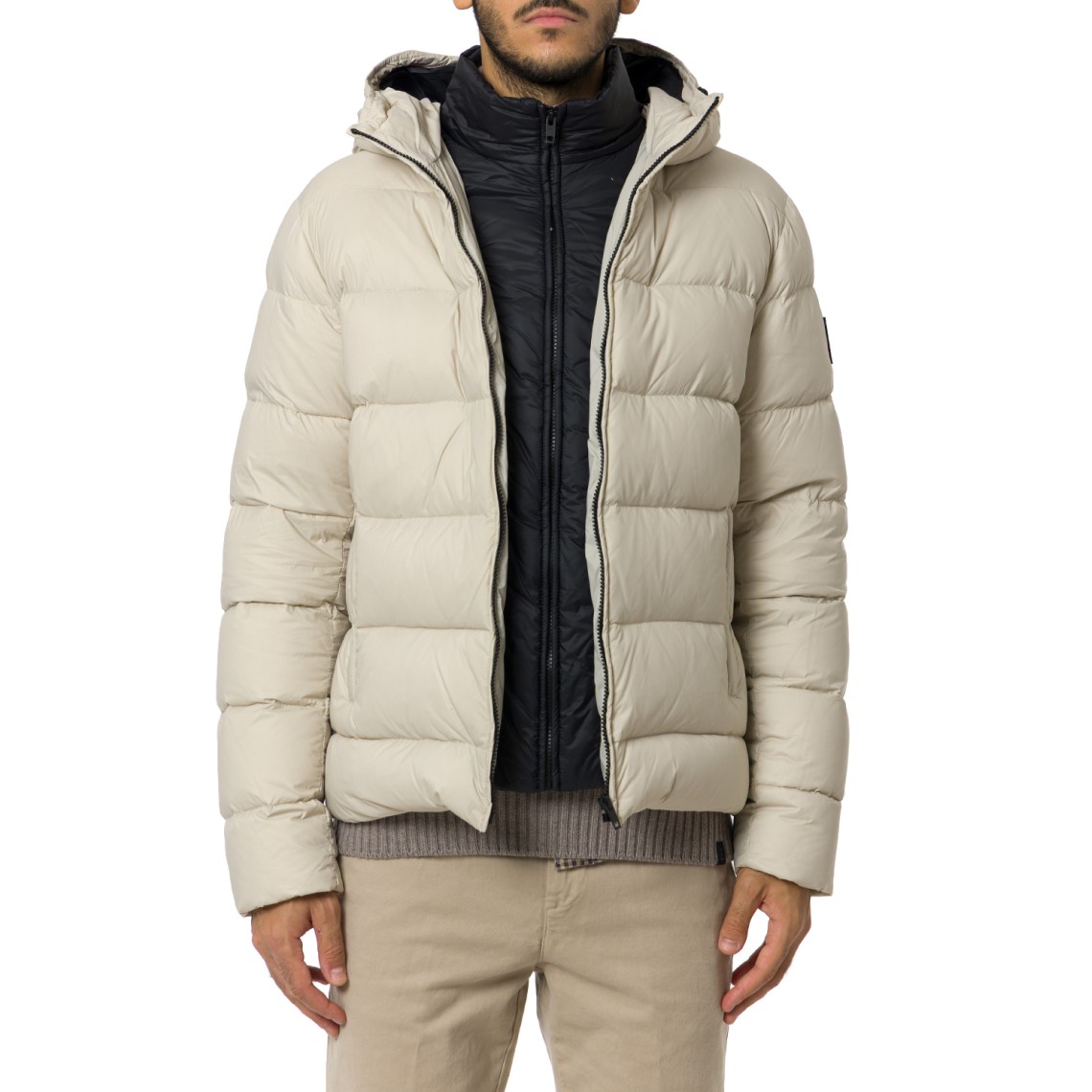 Giubbotto Double Front in Nylon Fay
