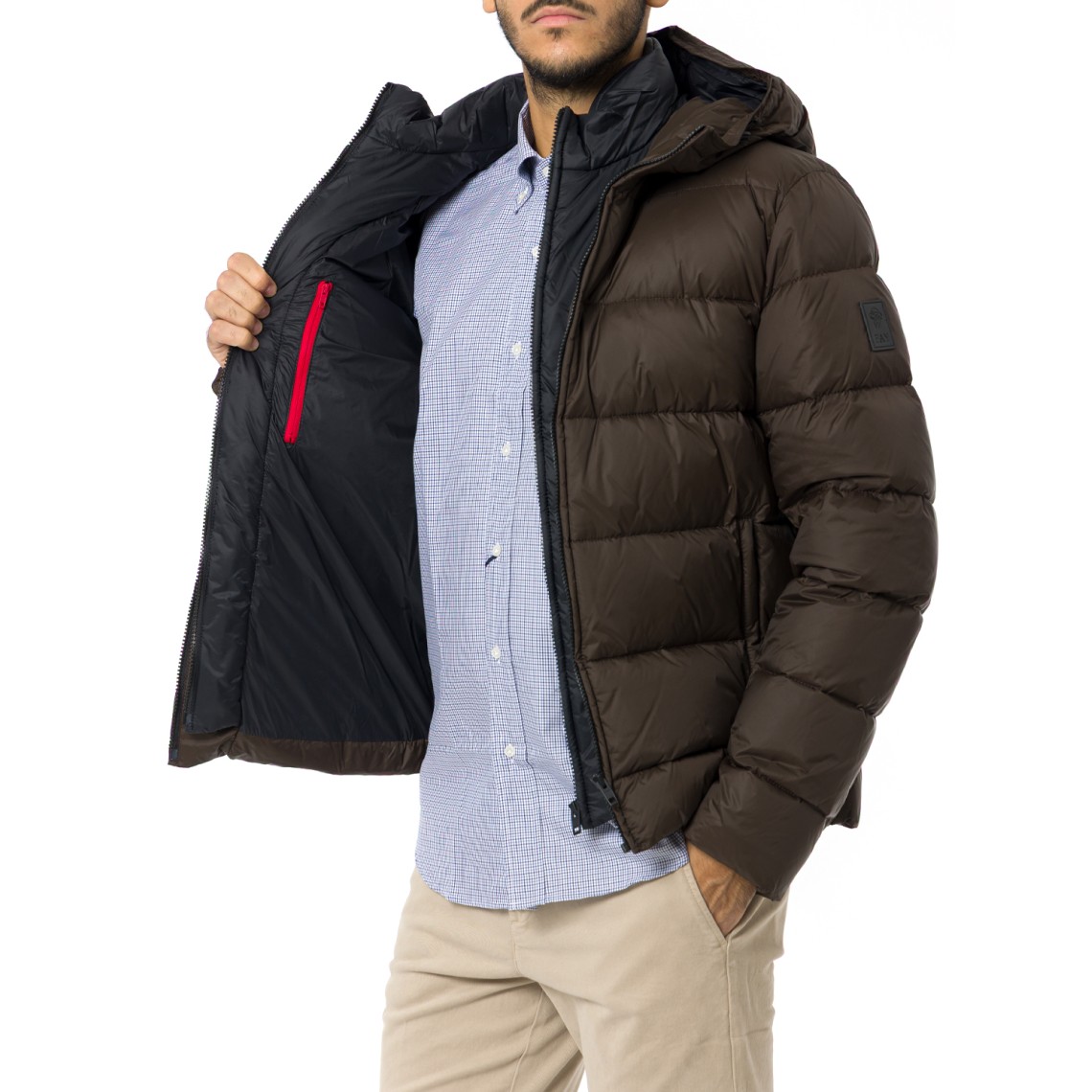 Giubbotto Double Front in Nylon Fay