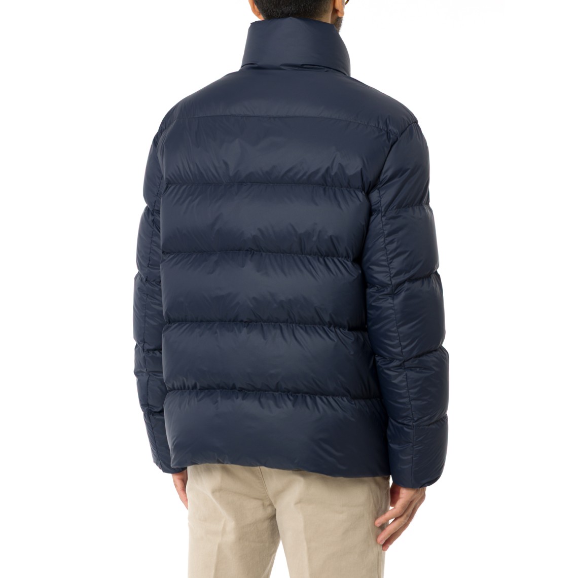 Piumino corto in popeline smerigliato Fay