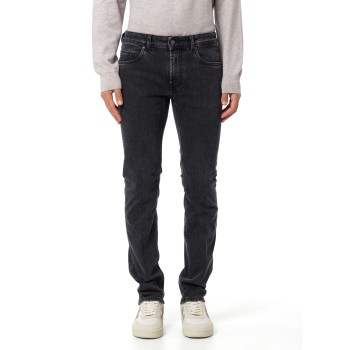 Jeans 5 tasche in denim stretch Fay