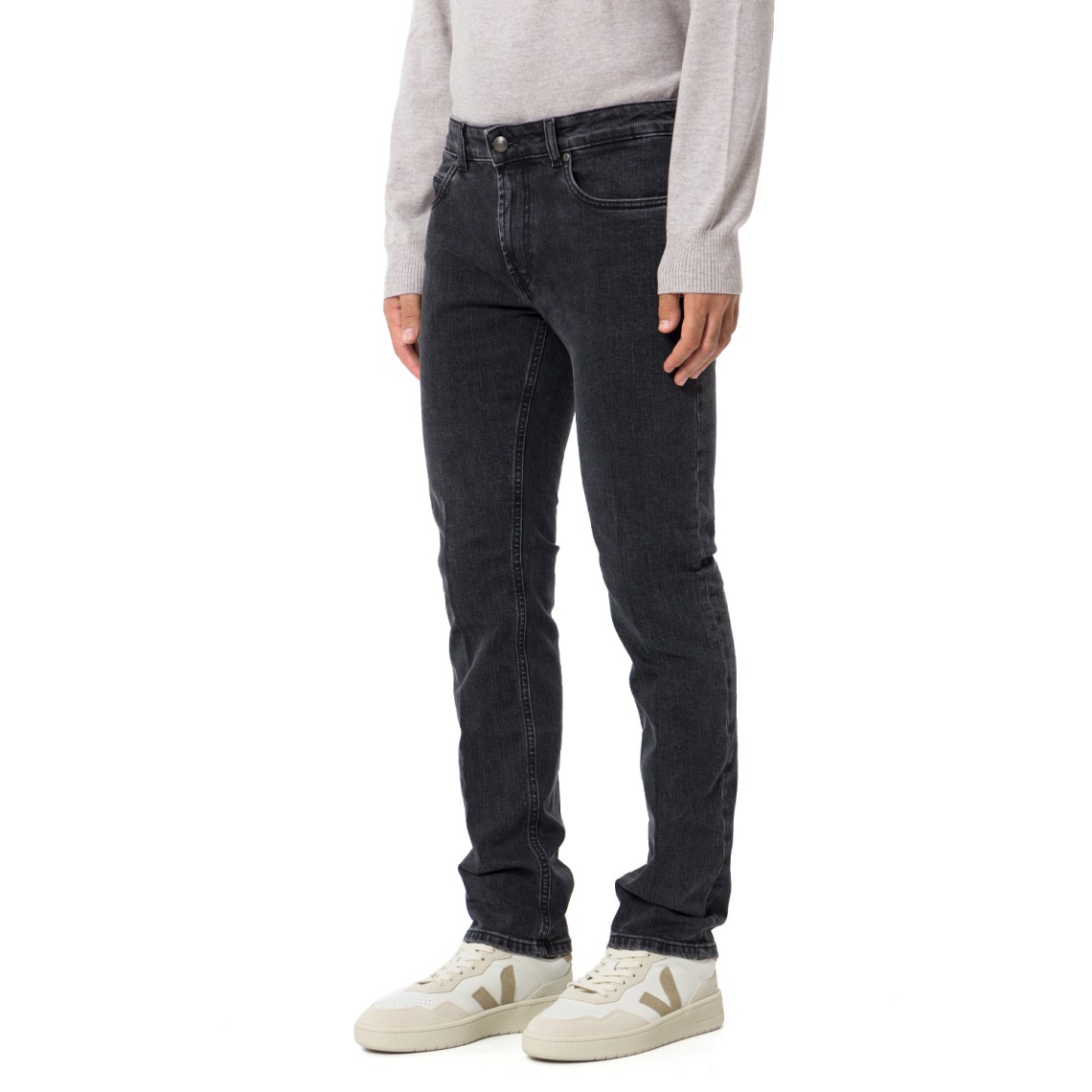Jeans 5 tasche in denim stretch Fay