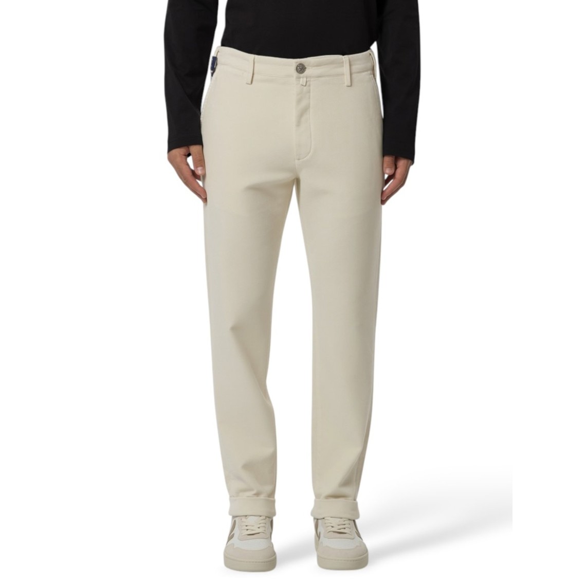 Pantaloni in velluto cropped slim fit Henry Jacob Cohen