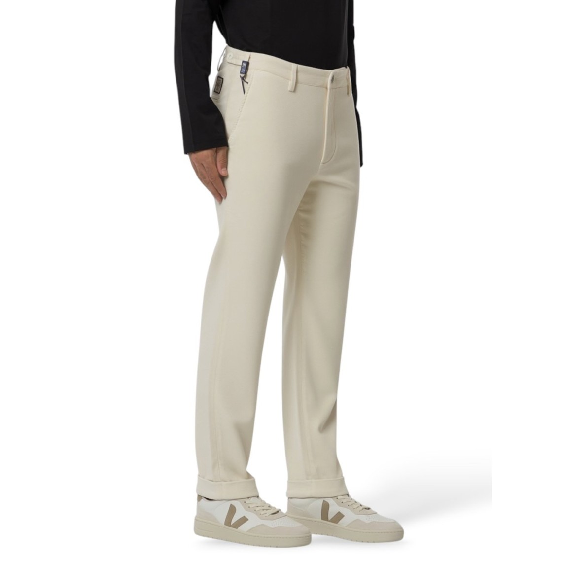 Pantaloni in velluto cropped slim fit Henry Jacob Cohen