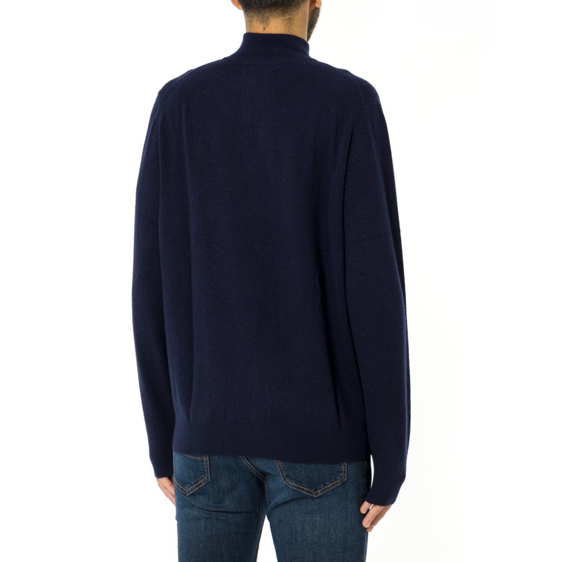 Maglione con zip corta Ronson in lana e cashmere Barbour