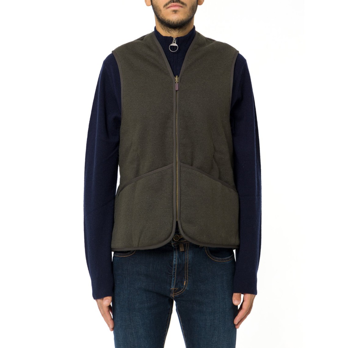 Gilet/fodera in pile caldo con cerniera Barbour