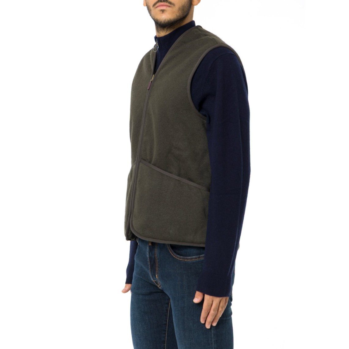 Gilet/fodera in pile caldo con cerniera Barbour