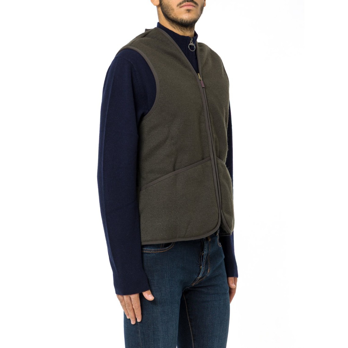 Gilet/fodera in pile caldo con cerniera Barbour