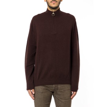 Maglione con zip corta Ronson in lana e cashmere Barbour