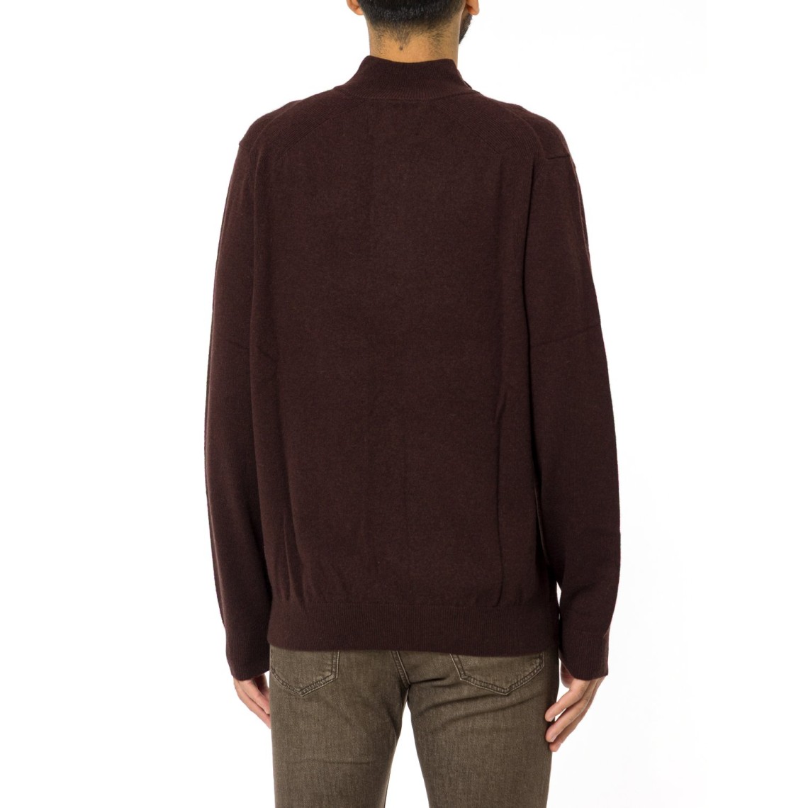 Maglione con zip corta Ronson in lana e cashmere Barbour