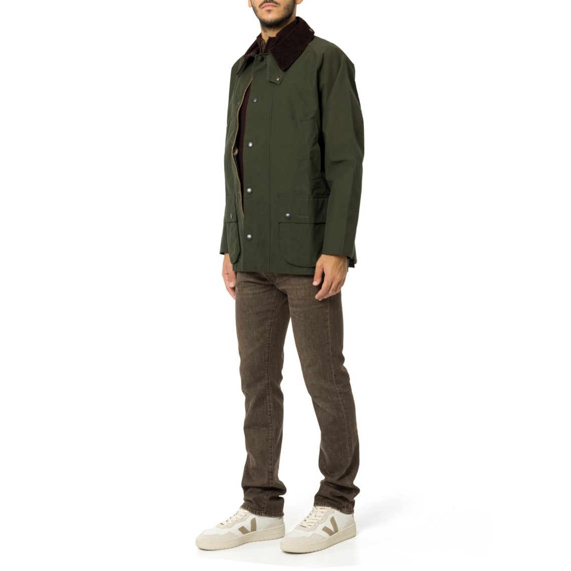 Giacca antipioggia Bedale dal taglio classico Barbour