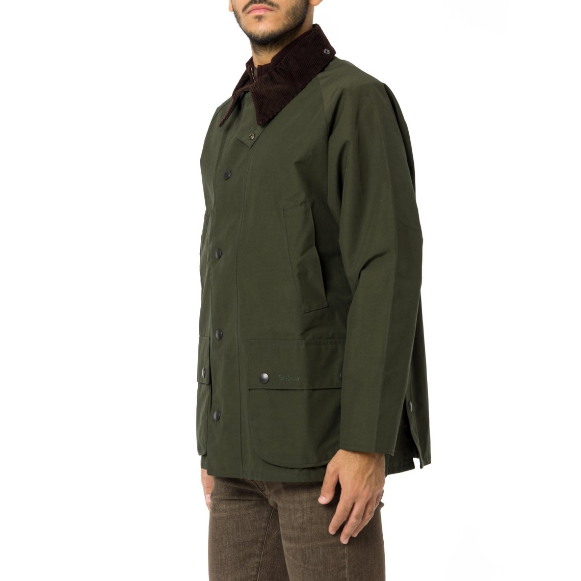 Giacca antipioggia Bedale dal taglio classico Barbour